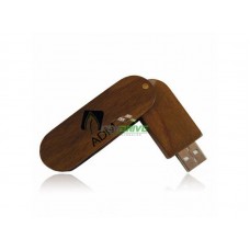 USB Flash Drive Style Wooden Swivel